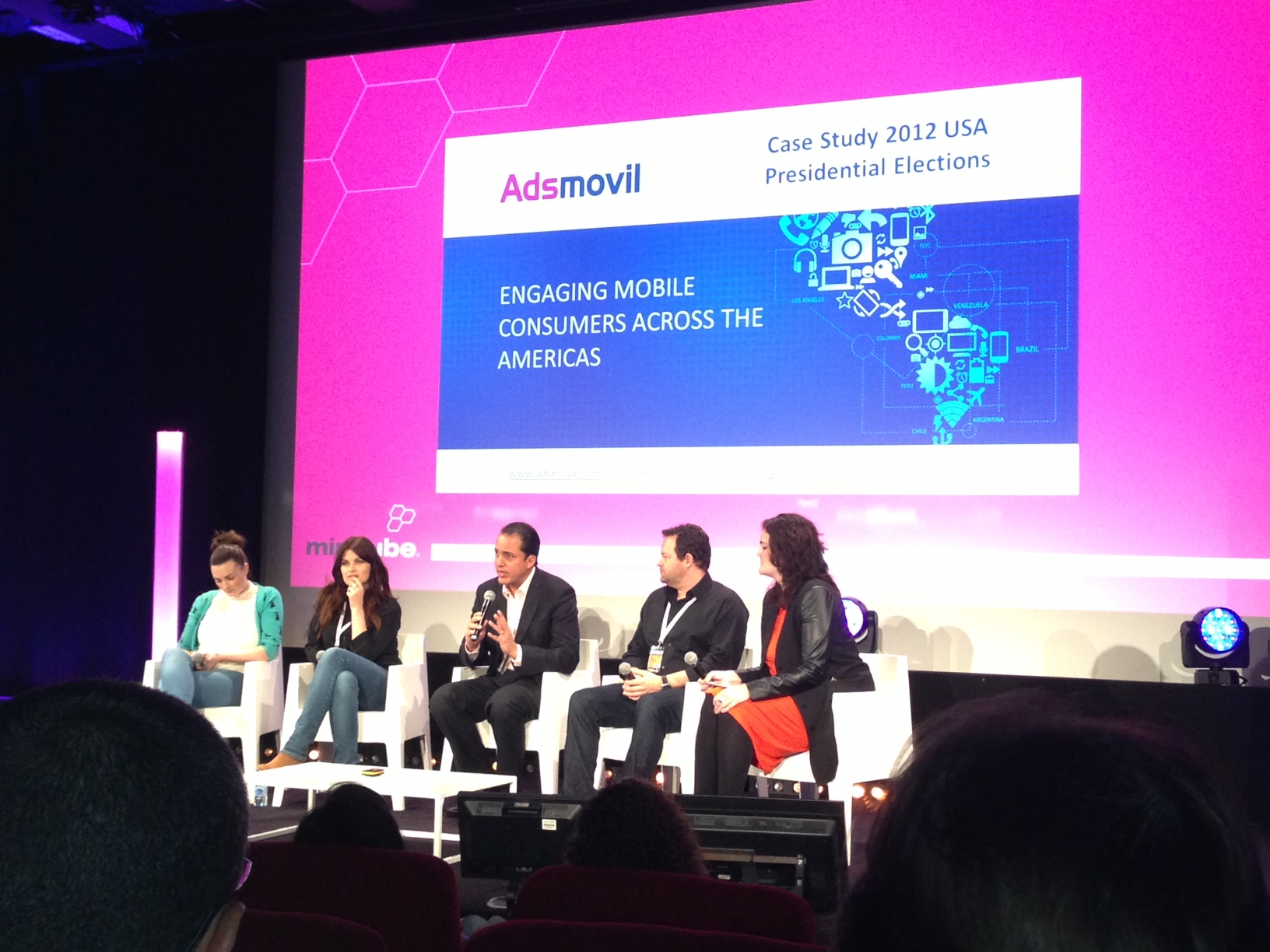 Jorge A. Rincón, COO Adsmovil, during his participation in MipTV 2013
